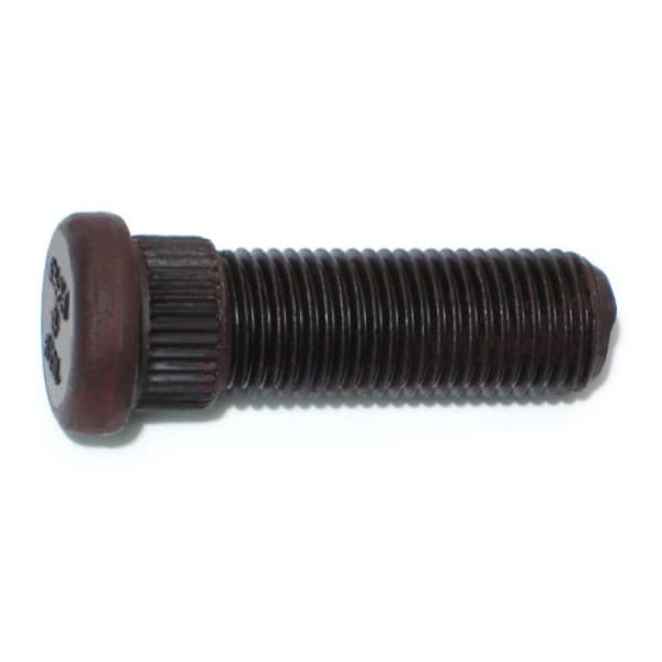 Midwest Fastener 14mm-1.5 x 16mm x 45.5mm Zinc Plated Class 10.9 Steel Fine Thread Automotive Wheel Studs 4PK 75454 - main